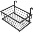thumbnail image 3 of 1 set of Balcony Flower Pot Stand Rack Patio Railing Shelf Plant Pots Holder, 3 of 5