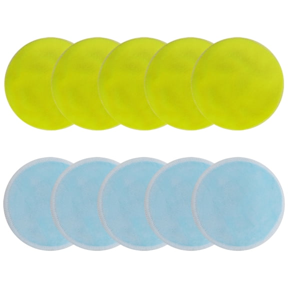 Reusable Makeup Remover Pads (10 Pack) with a Washable Drawstring , Reusable Bamboo Cotton Rounds for All Skin Types