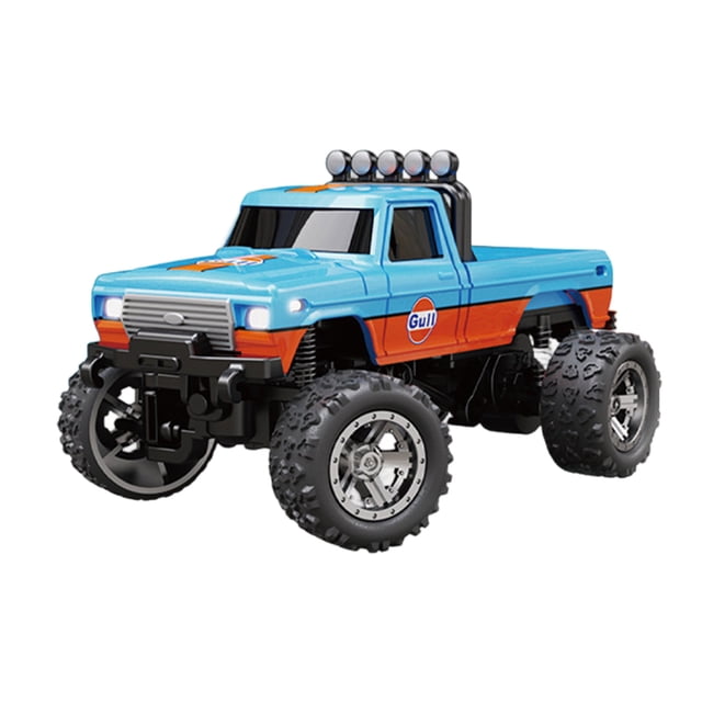 Bewildely ToyBigfoot Shock Terrain RC Metal 50 Mini coche de control remoto de seguridad ToyBigfoot Control remoto sin interferencias GHz Kits de construcción modelo Como se muestra