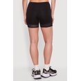 thumbnail image 4 of Women's Drop Waist Mesh Detail Biker Shorts, 4 of 4