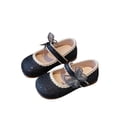 thumbnail image 2 of JDQJBZ Baby's First Walkers Moccasins Closed Toe Bow Princess Shoes for Infant Toddler Girl, 2 of 5