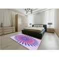 thumbnail image 5 of Ahgly Company Machine Washable Indoor Rectangle Transitional Mauve Purple Area Rugs, 8' x 10', 5 of 7