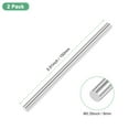 thumbnail image 3 of Uxcell 2-Pack Varilla Sólida Redonda de Acero Inoxidable 304, 9x150mm Varillas Sólidas de Metal para Manualidades de Bricolaje[0.35x5.91IN], 3 of 6