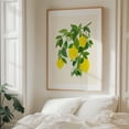 thumbnail image 6 of Sunny Lemons - Illustration Lemon Botanical Fruit Floral Flowers Kitchen Decor Summer Unframed Wall Art Print 24 x 30 inches, 6 of 13