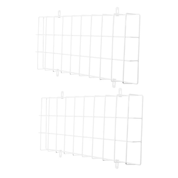 2pcs Metal Protective Guard for Emergency Lights Wire Cover for Exit Signs Exit Sign Protective Cover Replacement Exit Sign Light Protective Guard