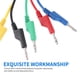thumbnail image 4 of Prueba De Conector Banana 15 A 1000 V 100 Cm De Doble Extremo Con 5 Pinzas De Cocodrilo Y 5 Conectores En Forma De U Y 15 Sondas De Prueba Para Equipos Electrónicos Multímetros 5 Cables Guardurnaity TO002306-00, 4 of 7