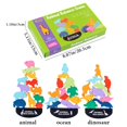 thumbnail image 3 of Kid Stacking Toy Balancing Game Toddler Child Wooden Building Interactive Toy  Sea World, 3 of 8