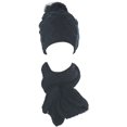 thumbnail image 2 of Kate Marie Unisex Warm Beanie and Scarf set with Inside Fur, 2 of 5