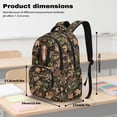 thumbnail image 7 of DISNIMO Kids School Backpack Camouflage Hunting Horse Print 17 Inch Lightweight Bookbag with Adjustable Straps for Boys, Primary Middle School Bag with Multiple Pockets, 7 of 7