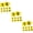 Yellowx3pcs, variant on 10pcs Evidence Markers Crime Scene Yellow Signage for Decorations Table Number Cards Detective Party Supplies