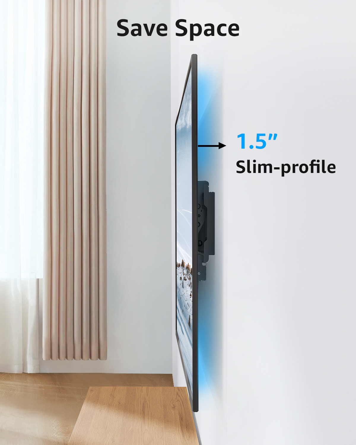Homount TV Wall Mount, 37"-82", Tilting Bracket photo 5