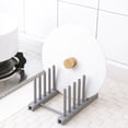 thumbnail image 3 of Bgsha Detachable Dish Rack, Stainless Steel Dish Drying Rack with Removable Cutlery Holder, Anti Rust Plate Rack, Small Sink Drainer for Sink or Kitchen Countertop, 3 of 10
