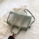 thumbnail image 5 of Bolso bandolera de PVC Impermeable Transparente Mujer Señora Ocio Diario (Verde S), 5 of 7