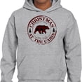 thumbnail image 2 of Christmas at the Cabin Hoodie Sweatshirt Unisex Small Grey, 2 of 5