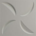 thumbnail image 5 of 19 5/8"W x 19 5/8"H Pinwheel EnduraWall Decorative 3D Wall Panel, Universal Pearl Metallic Sea Mist (Covers 2.67 Sq. Ft.), 5 of 6