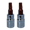 thumbnail image 3 of 2Pc Hex Torx Screwdriver Bit 1/4 Inch Drive Socket Hand Tools T8-T40, 3 of 11