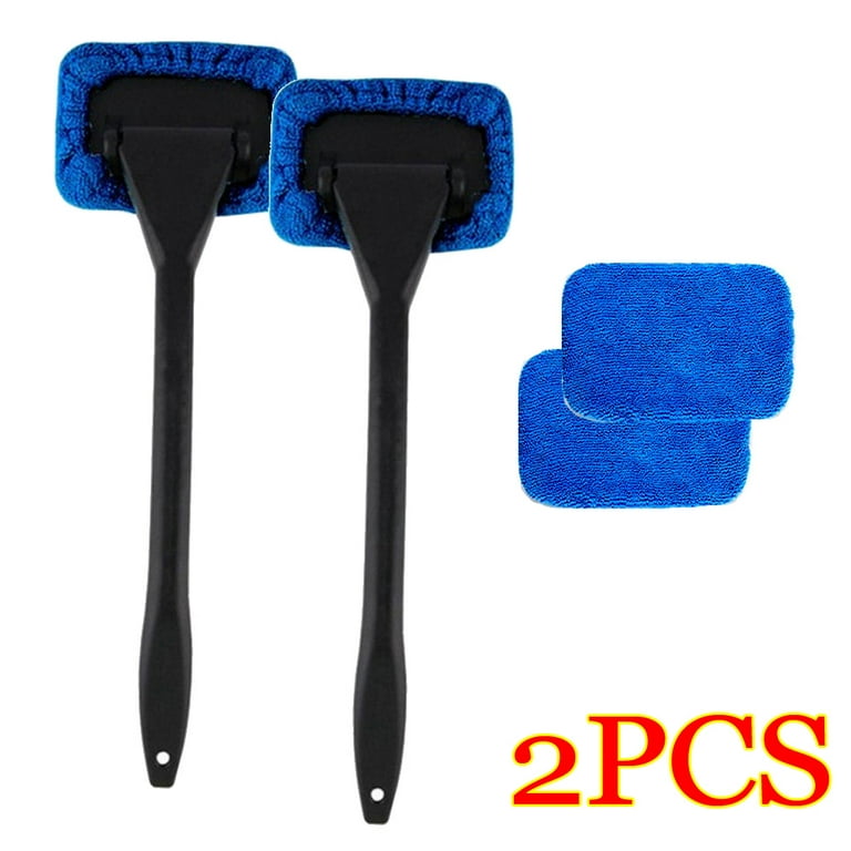 Windshield Cleaning Tool, Microfiber Cloth Car Window Brush Inside Glass  Wiper Interior Accessories Car Cleaning 