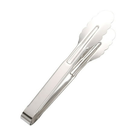 

HomeLife Food Tongs Easy Lock Wide Application Stainless Steel Long Handle Serving Clips for Baking