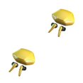thumbnail image 3 of Moyic Auriculares 5,0 compatibles con Bluetooth, auriculares deportivos inalámbricos con cancelación de ruido, auriculares recargables de Amarillo 2Conjunto, 3 of 6