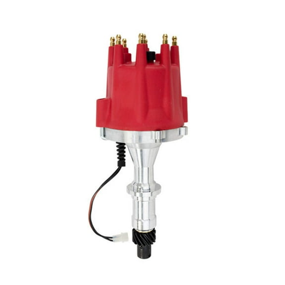 Pro Series Pro Billet Distributor for Pontiac V8 - Red