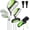 Green (8-12 Ages), variant on XDriveMax 6 Pieces Golf Club Set, Junior Complete Set for Ages 8-12 with Stand Bag, Right Handed, 2 Head Covers, Gray