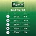 thumbnail image 2 of Ropa interior para incontinencia Depend FIT-FLEX para mujer, talla grande, 28 unidades, 2 of 5
