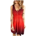 thumbnail image 1 of Mono de color estampado para mujer, falda corta, vestido sin mangas con cintura y hombros descubiertos sexy Fridja  hjkh2621, 1 of 4