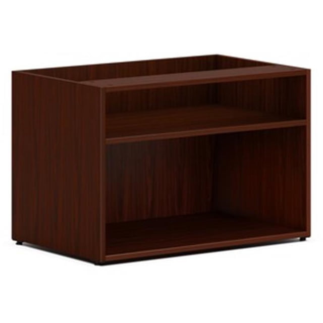 HON HONLCL3020SLT1 30 in. Open Storage Credenza, Mahogany