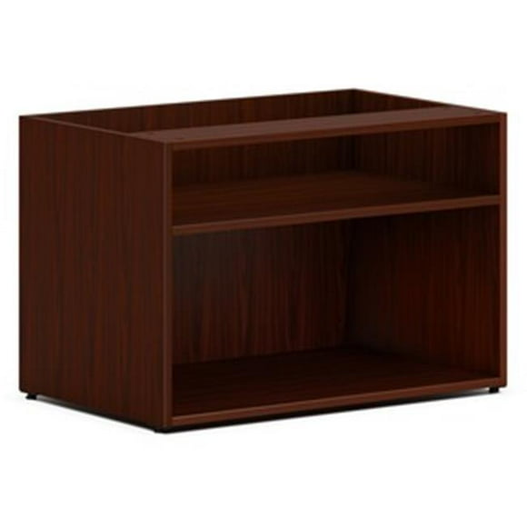 HON HONLCL3020SLT1 30 in. Open Storage Credenza, Mahogany