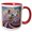 Red/White, variant on 3drose, Octopus Woman and Her Pet Squid, 11oz Mug