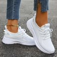 thumbnail image 2 of Obersheen Women's Walking Shoes Lightweight Breathable Mesh Casual Sneakers Soft Sole Athletic Shoes (White,9), 2 of 7