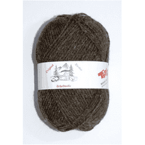 Wagner Fine Knitting Yarn in 50% Merino 50% Alpaca Wool (Dark Brown-3560)