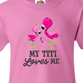 thumbnail image 4 of Inktastic My Titi Loves me with Two Flamingos Youth T-Shirt, 4 of 5