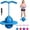 Blue, variant on TripleHBB Balance Jumping Ball,Jumping Hopping Ball,Pogo Ball with Handle and Balls Pump for Adults,Indoor & Outdoor Fun,Perfect for Balance,Coordination,And Fitness