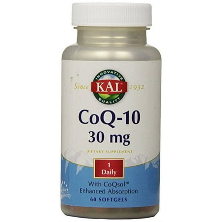 Kal CoEnzyme Q-10 30 mg 60 Softgel