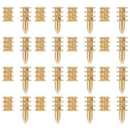 

Sexagesimo 20pcs Table Bolt Sleeve Connectors Table Leaf Dowel Pins Sets