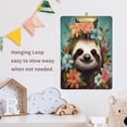 thumbnail image 7 of Cute Clipboard Stardard Letter Size for Women with Silver Clip,Translucent Clip Board,Office & School Supplies,(12" x 9",Cute Baby Sloth(10)) Gifts, 7 of 7