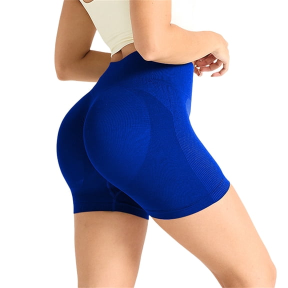 Womens Soft Yoga Pants Yoga Shorts Workout Butt Lifting Shorts for High Waisted Gym Yoga Booty Shorts Leggings for Women Running Gym and Workout