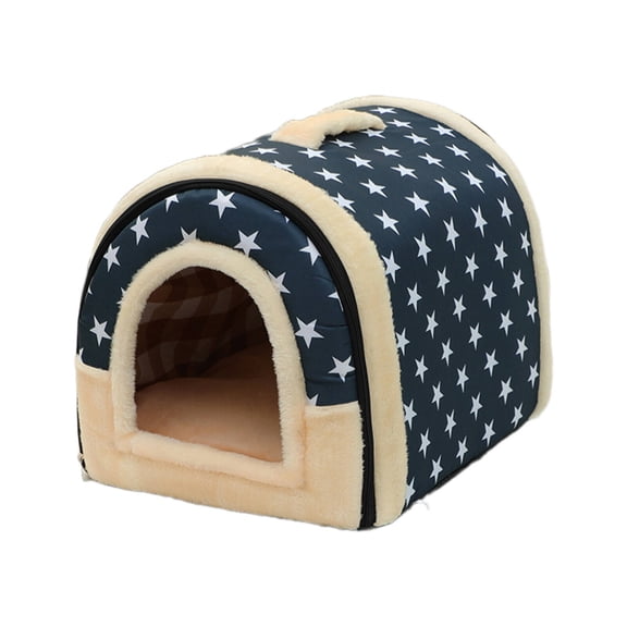 AUQ Cat Beds for Indoor Cats,Self-Warming Luxury Feel Cat Bed,Perfect for Any Room and Home Decor Pet Bed,M