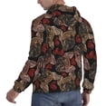 thumbnail image 6 of Salouo Hearts and French Bulldog Pattern Men's Fall Hoodie Sweatshirt,Sport Hoodie with Pockets for Men Pullover Casual Hooded Sweatshirt-X-Large, 6 of 7