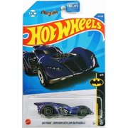 Hot Wheels Batman Batmobile Set of 4 Diecast Vehicles from Basic and Premium Basic Releases Bundle, Maroon