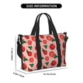 thumbnail image 2 of Travel Duffle Bag Cute Tomato Pink Travel Tote Bags Carry on Luggage Waterproof Weekender Bags with Top Handle Adjustable Shoulde Strap for Travel Gym, 2 of 5