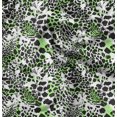 thumbnail image 1 of Soimoi Green Heavy Canvas Fabric Leopard Animal Skin Decor Fabric Printed Yard 58 Inch Wide, 1 of 6