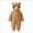 A70-Yellow, variant on KJameas Baby Boys Girls Jumpsuit Fuzzy Fleece Heart Pocket Bear Hooded
