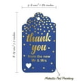 thumbnail image 5 of Inkdotpot ThankYou From The New Wedding Bottle Tag Real Gold Foil Favor Hang Tags Pack Of 50, 5 of 6