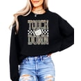thumbnail image 5 of Camo Touchdown Sweatshirt for Men Women & Teens Trendy Football Game Day Crewneck Fan Gift Black Sweatshirt Adult XL, 5 of 7