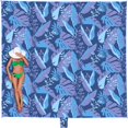 thumbnail image 1 of Manta de playa WEKAPO 276 x 244 cm impermeable a prueba de arena, 1 of 9