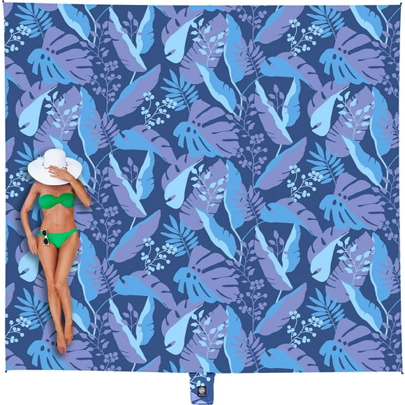 Manta de playa WEKAPO 276 x 244 cm impermeable a prueba de arena