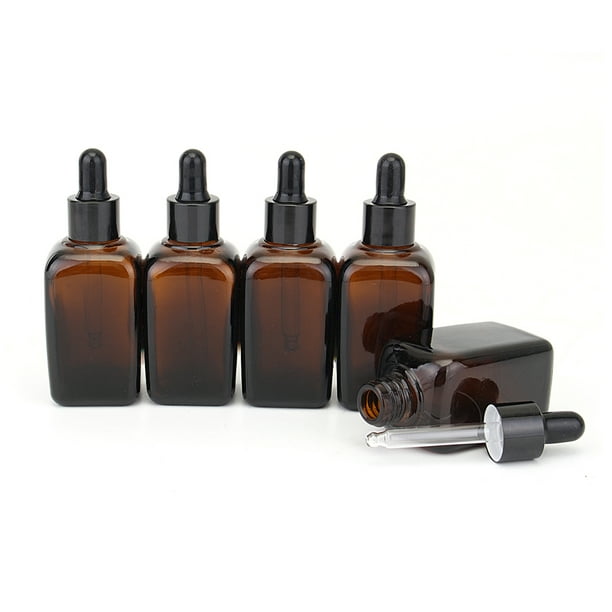 5-100ML Glass Essential Oil Liquid Dropper Bottle Containers