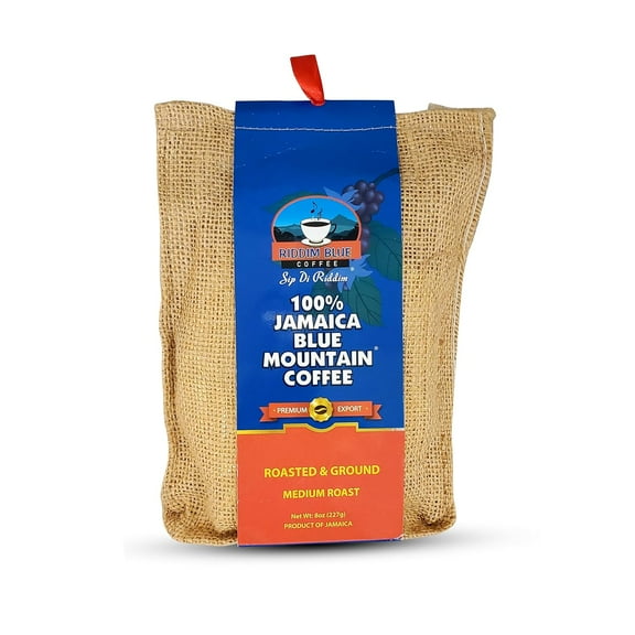 100% Jamaica Blue Mountain Coffee - Roasted & Ground